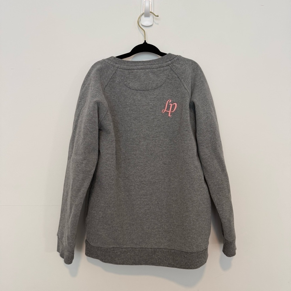 LP Apparel Gray Kids Zip-Up Sweatshirt 7-8 - Picture 2 of 3